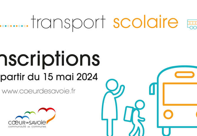 Inscriptions transport scolaire rentrée 2024/2025